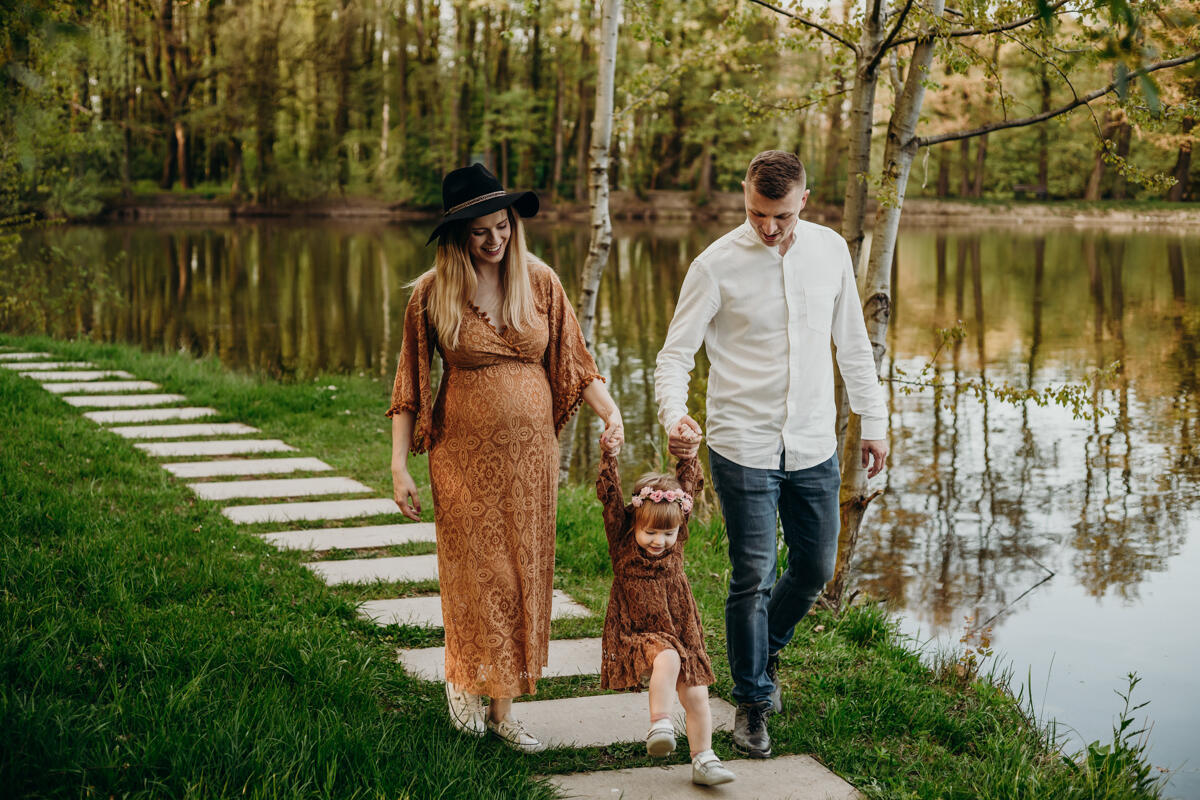 17. Sesja brzuszkowa w plenerze