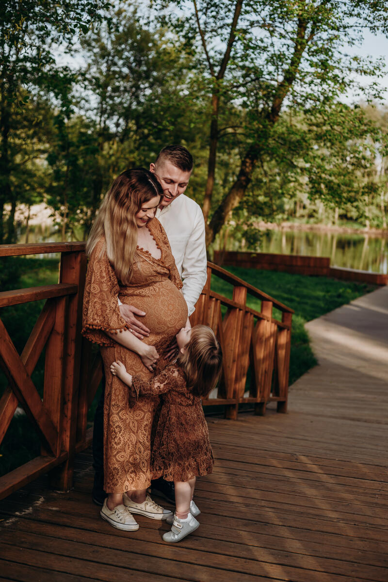 18. Sesja brzuszkowa w plenerze