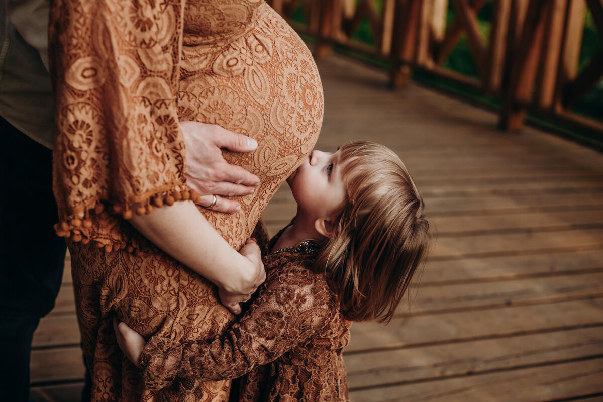 19. Sesja brzuszkowa w plenerze