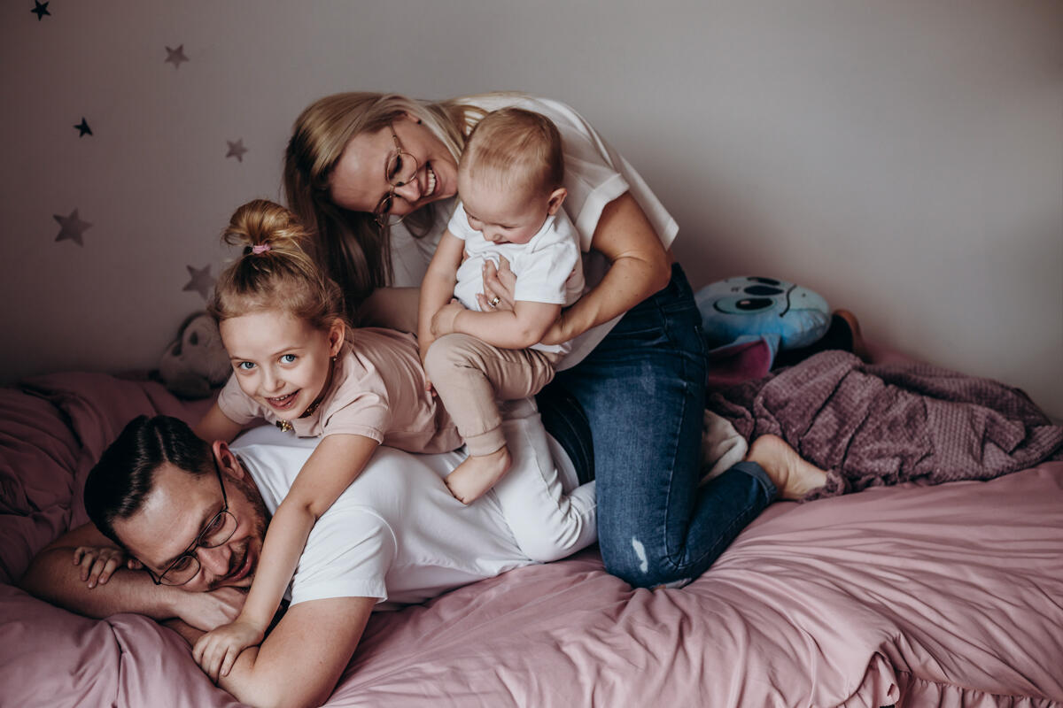 1. Domowa sesja rodzinna Tychy, Śląsk