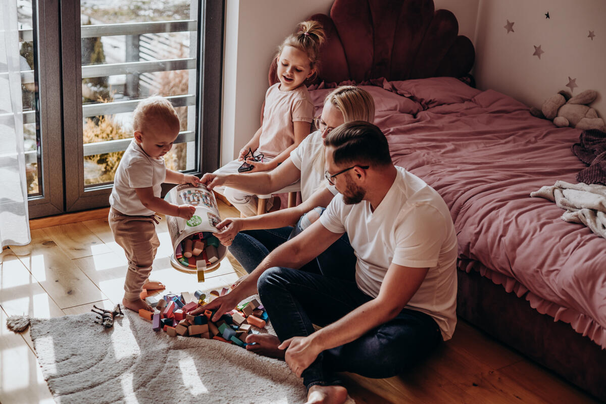 8. Sesja rodzinna w domu