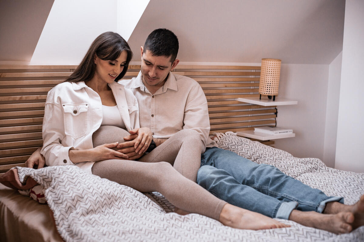 29. Naturalna fotografia ciążowa Śląsk