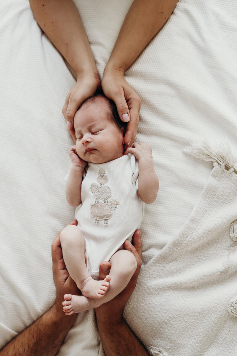 18. Sesja noworodkowa w domu Śląsk