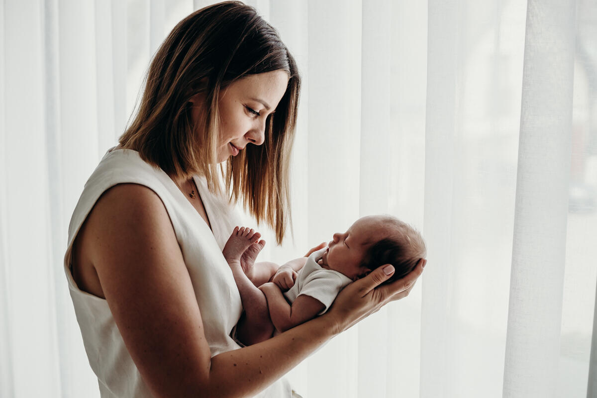 6. Naturalna sesja noworodkowa Katowice