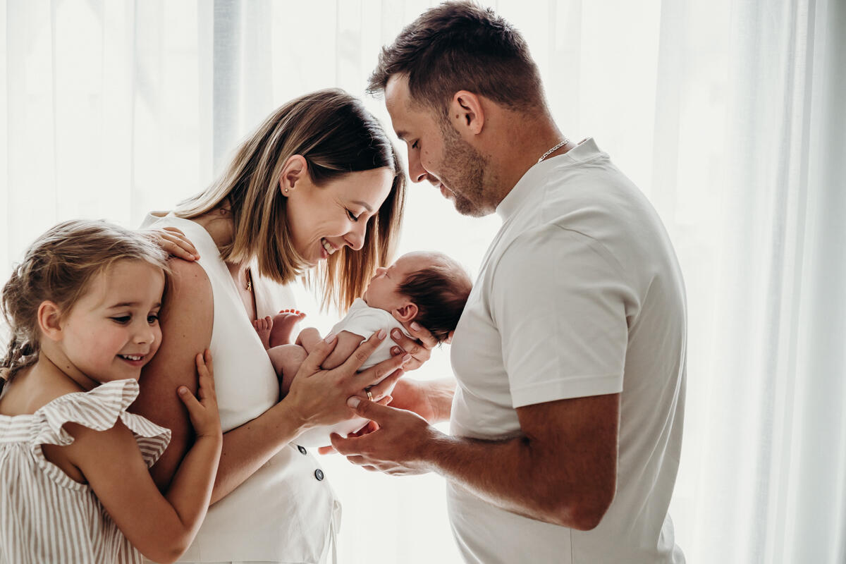 20. Sesja noworodkowa w domu Śląsk