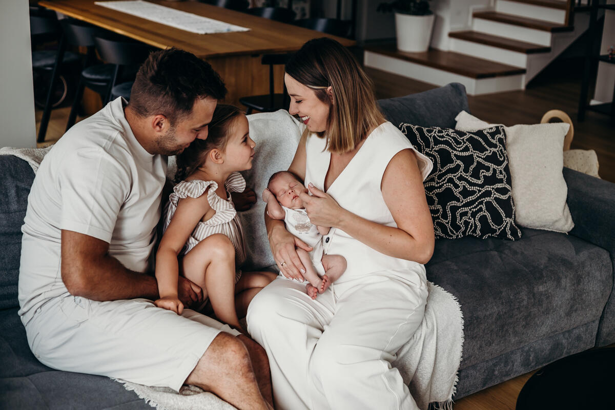 9. Sesja noworodkowa lifestyle Tychy