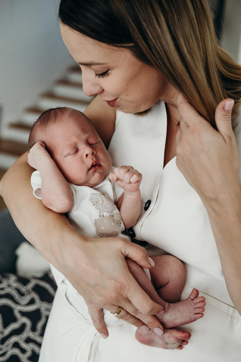 11 Sesja noworodkowa lifestyle Tychy