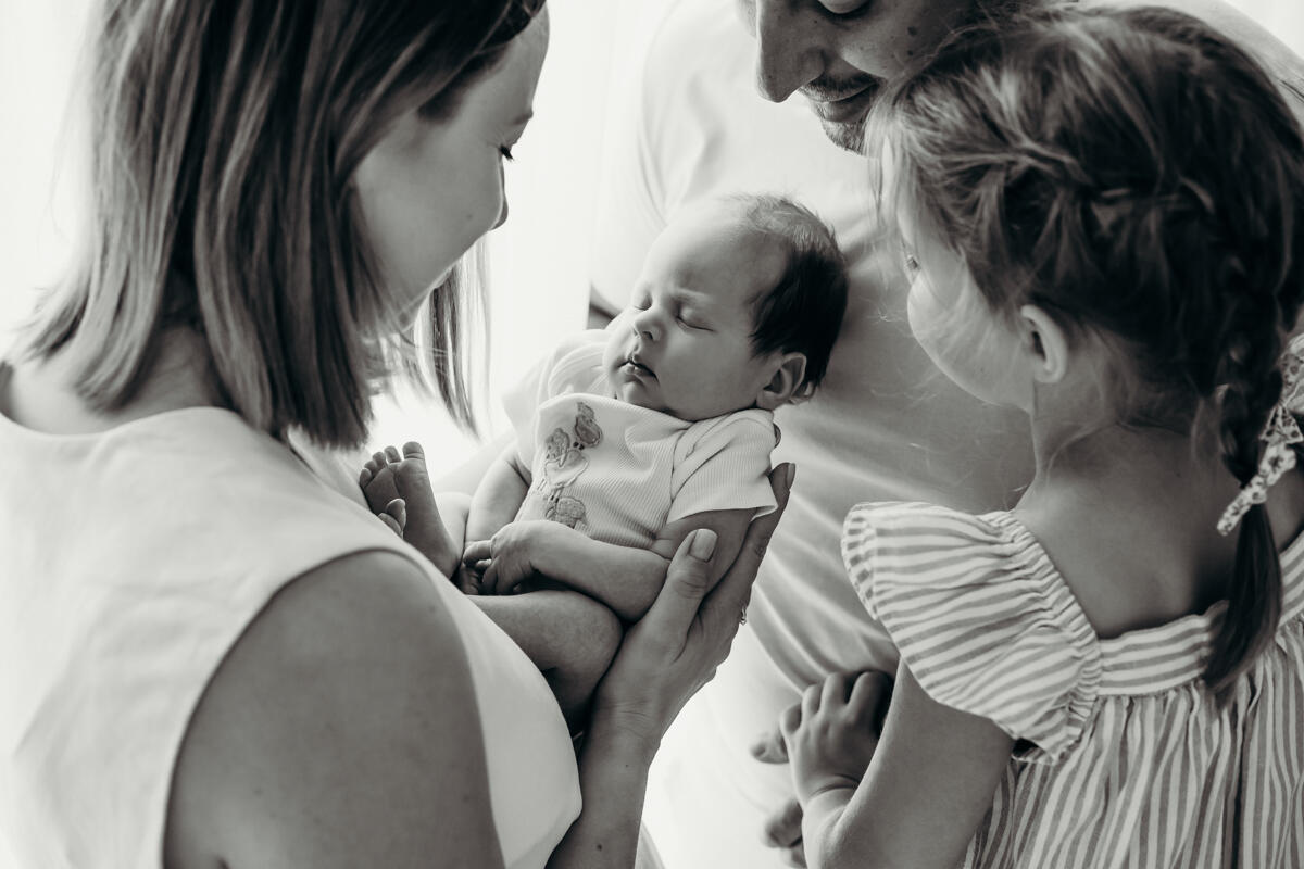 21. Sesja noworodkowa w domu Śląsk