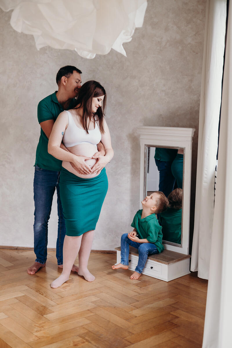 4. Sesja ciążowa w studio Katowice