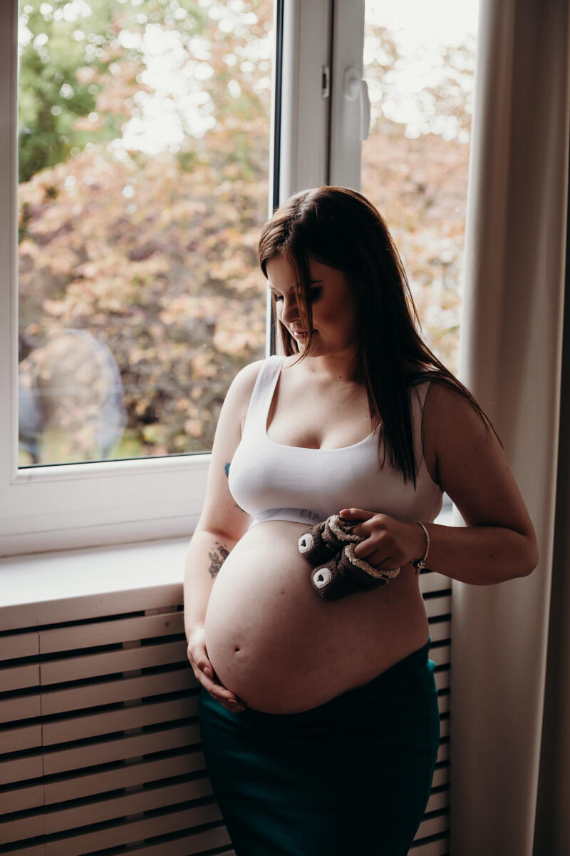 12. Naturalna sesja ciążowa Tychy Śląsk