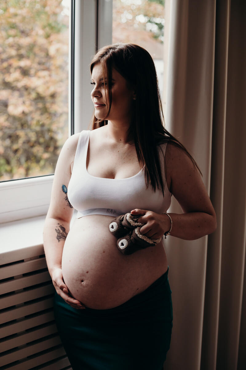 13. Naturalna sesja ciążowa Tychy Śląsk